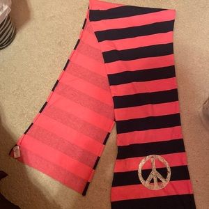 Blue/Pink thin scarf, gently worn